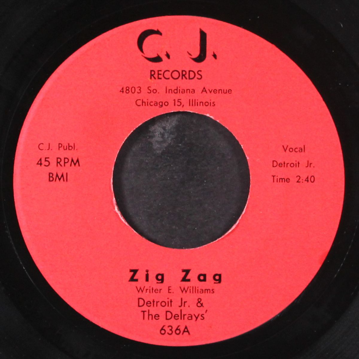 zig zag / i'll find another girl by DETROIT JR.