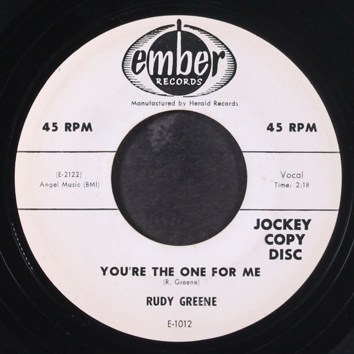 juicy fruit / you're the one for me by RUDY GREENE