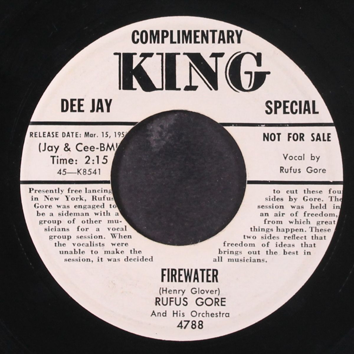 firewater by RUFUS GORE