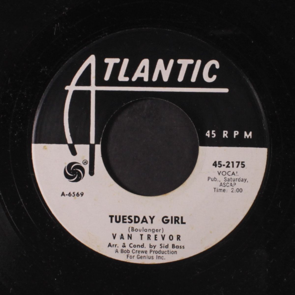 i want to cry / tuesday girl by VAN TREVOR