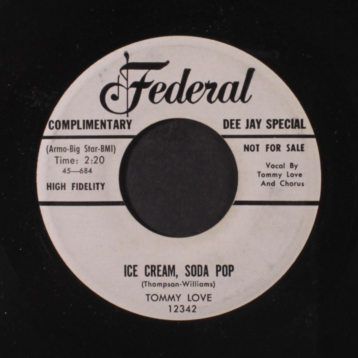 my one true love / ice cream, soda pop by TOMMY LOVE