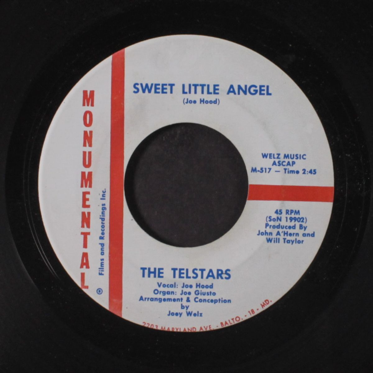 sweet little angel / love is a river by TELSTARS