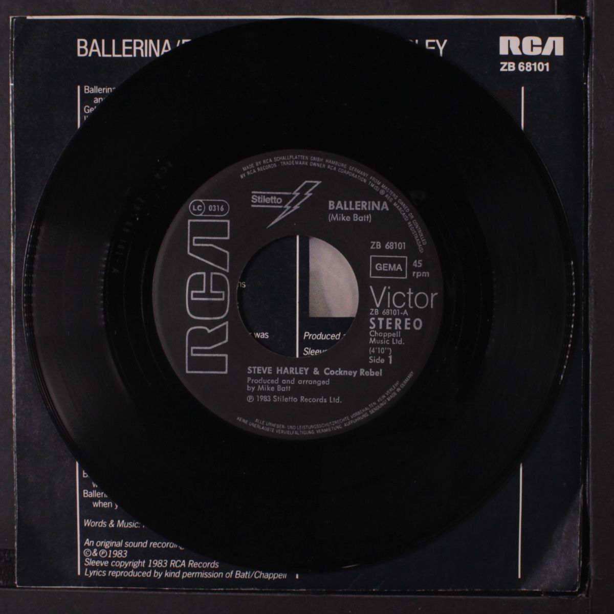 ballerina / face to face by STEVE HARLEY