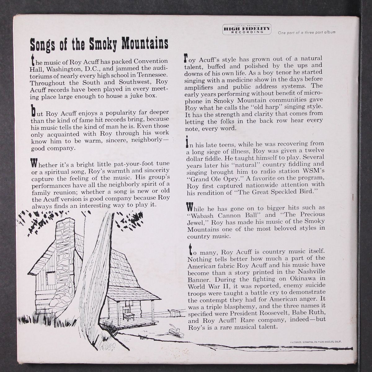 songs of the smoky mountains pt. 3 by ROY ACUFF
