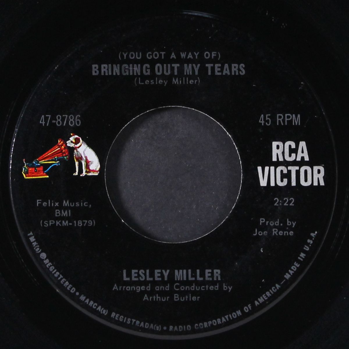 bringing out my tears / he wore the green beret by LESLEY MILLER