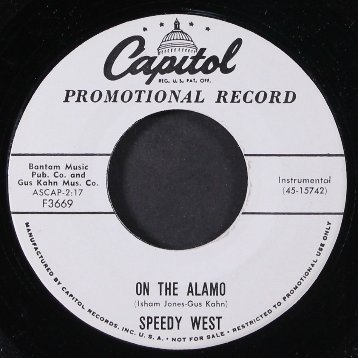 shawnee trot / on the alamo by SPEEDY WEST