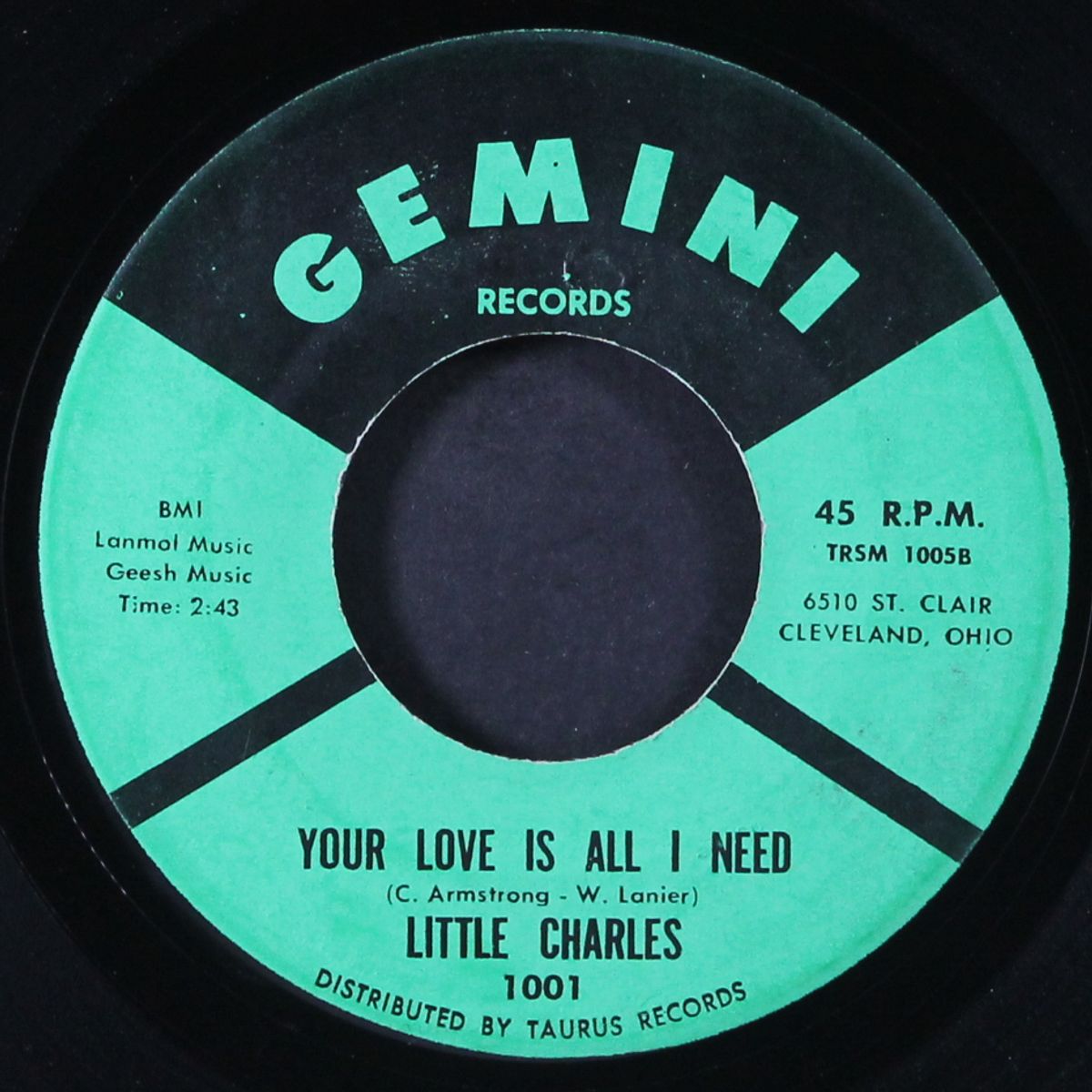 your love is all i need / too much pride by LITTLE CHARLES