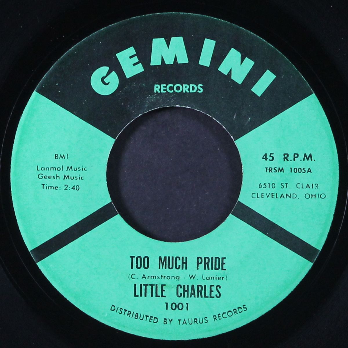 your love is all i need / too much pride by LITTLE CHARLES