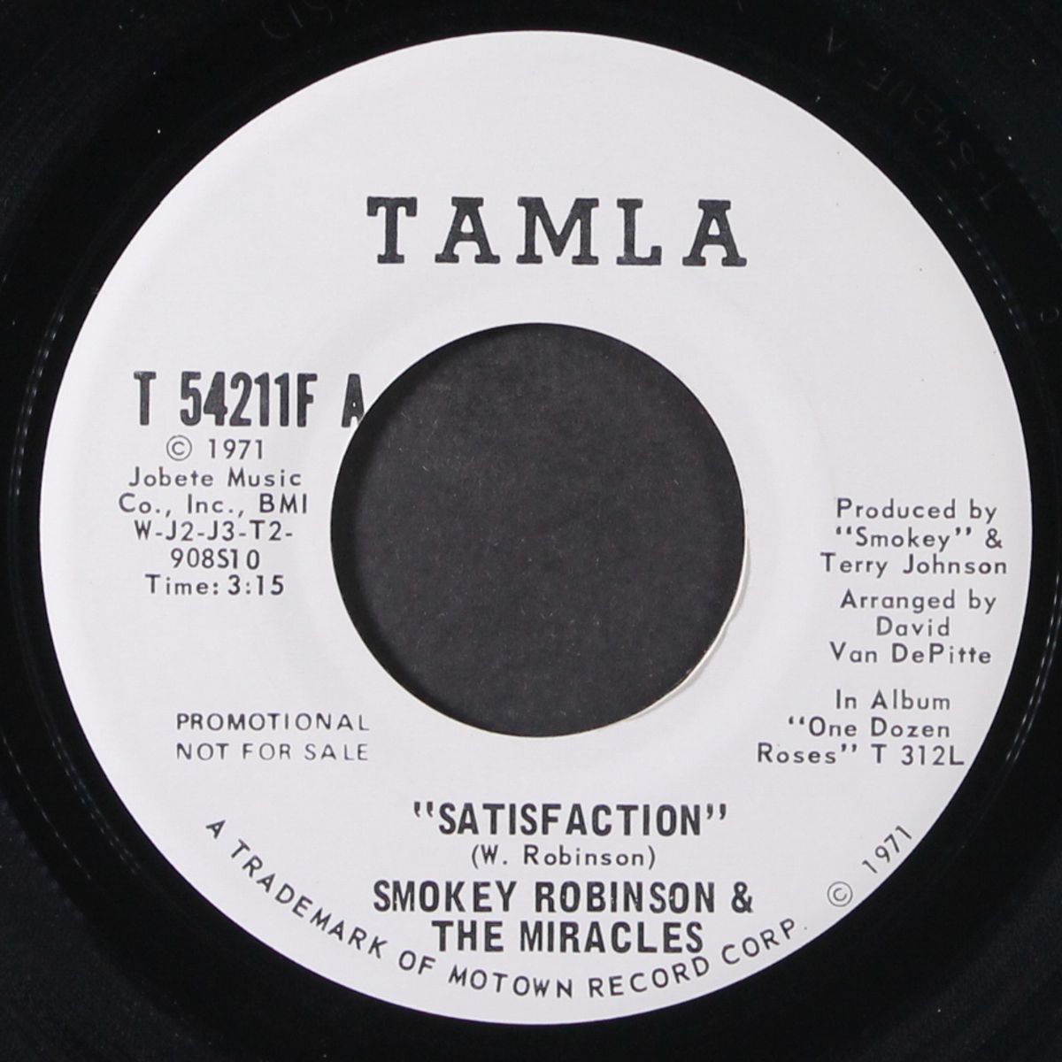 satisfaction / same by SMOKEY ROBINSON & MIRACLES
