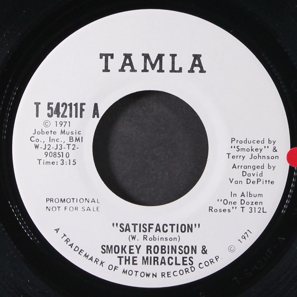 satisfaction / same by SMOKEY ROBINSON & MIRACLES