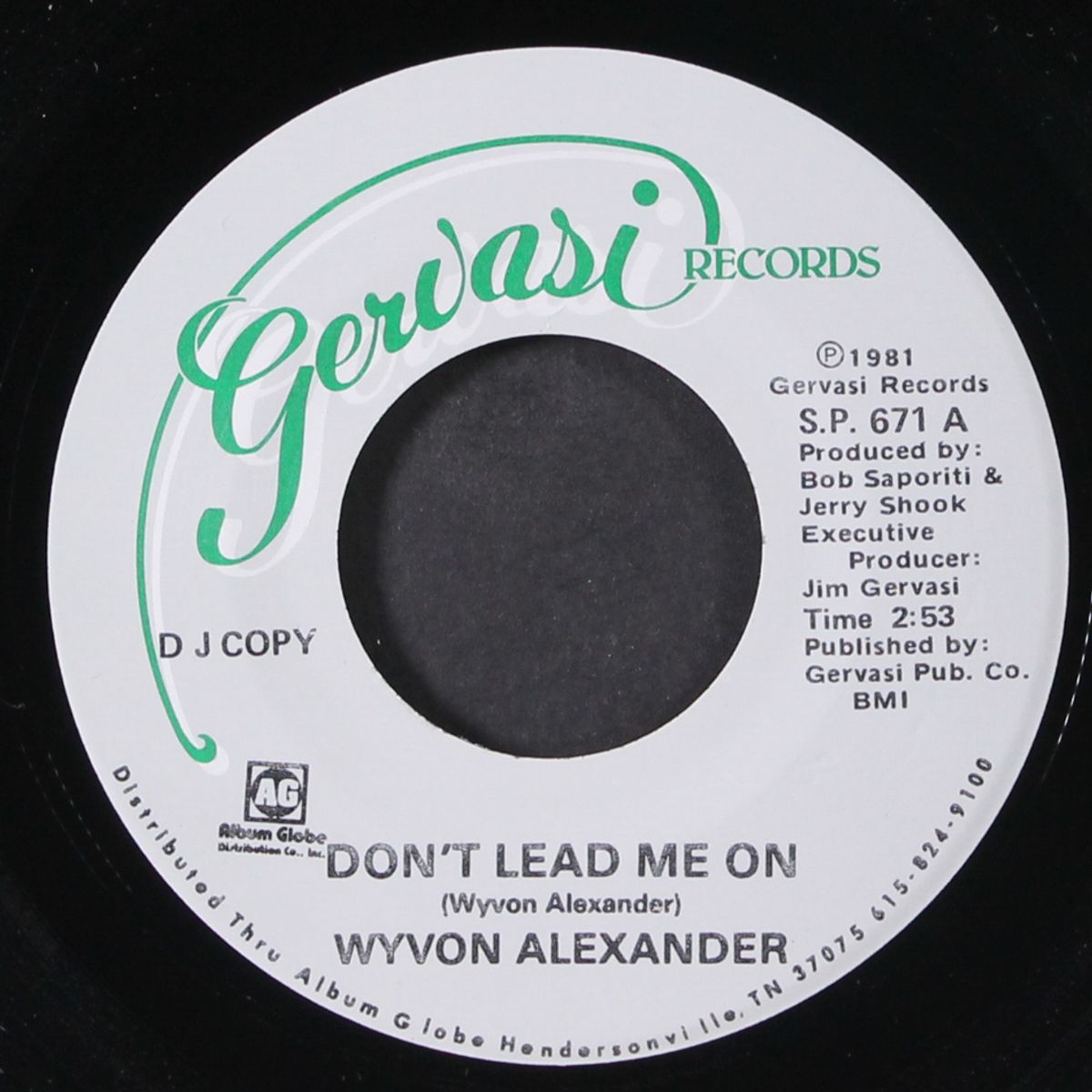 don't lead me on by WYVON ALEXANDER