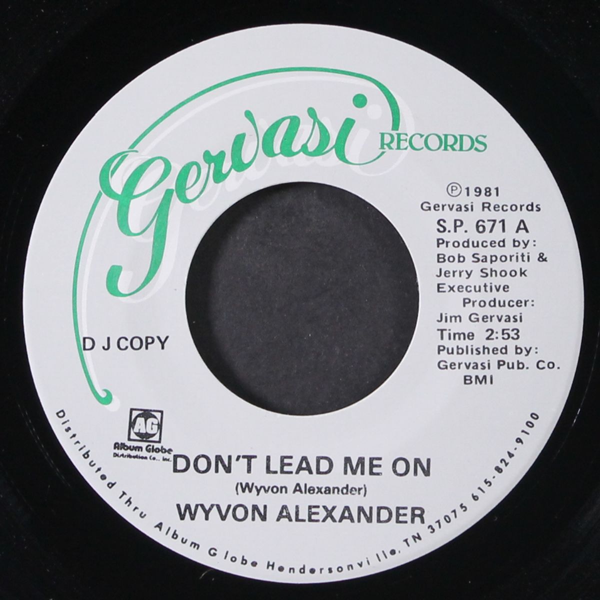 don't lead me on by WYVON ALEXANDER