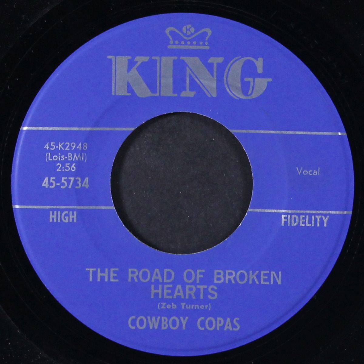 breeze / the road of broken hearts by COWBOY COPAS