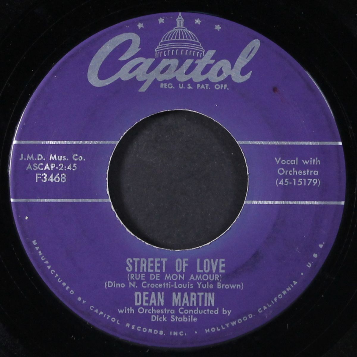 street of love by DEAN MARTIN