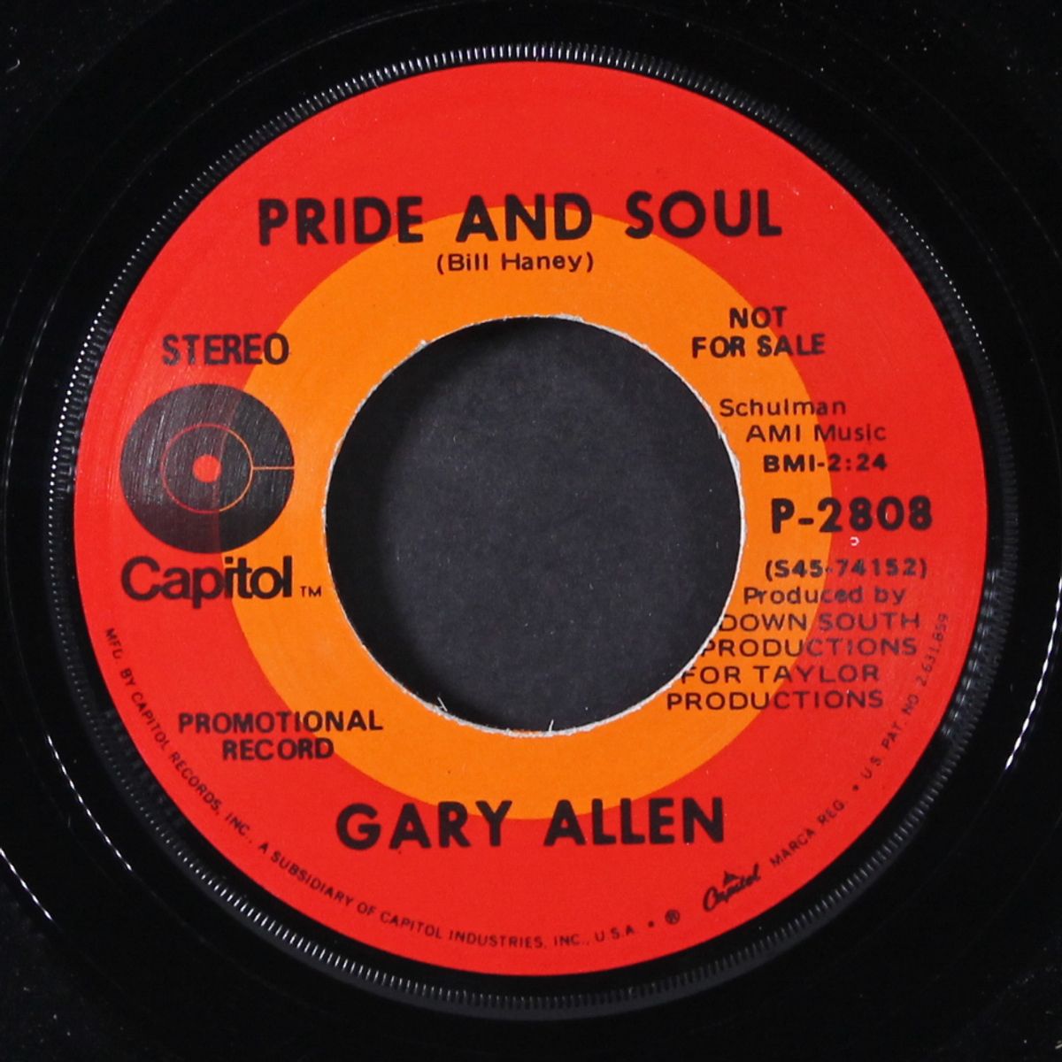 achin' all over / pride and soul by GARY ALLEN