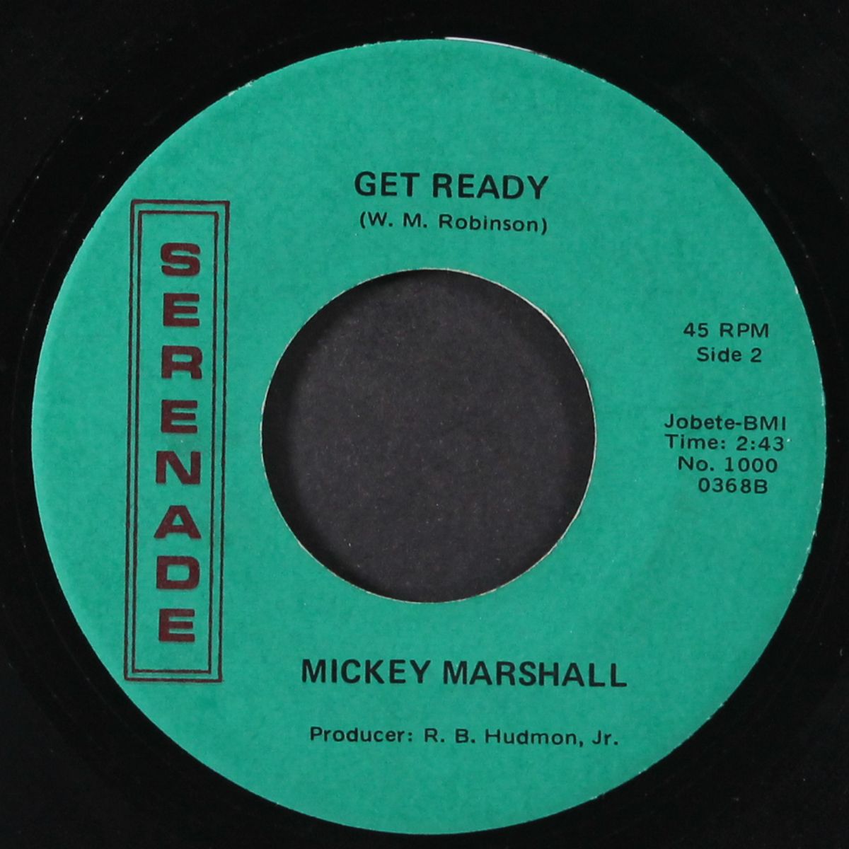 get ready / i'm a lucky fellow by MICKEY MARSHALL