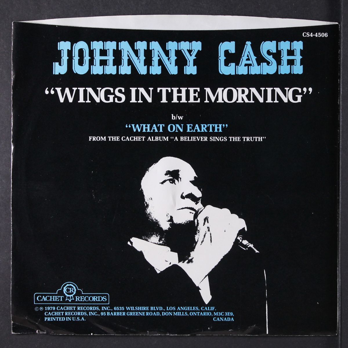 wings in the morning / what on earth by JOHNNY CASH