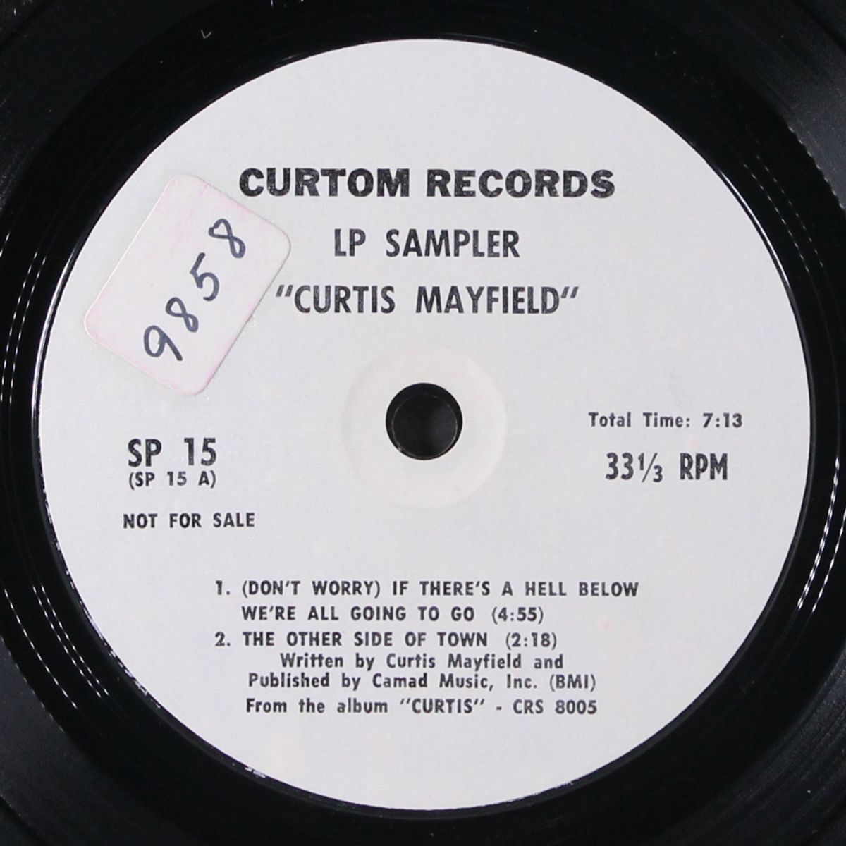 sampler ep by CURTIS MAYFIELD