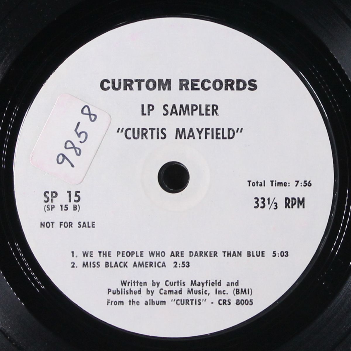 sampler ep by CURTIS MAYFIELD
