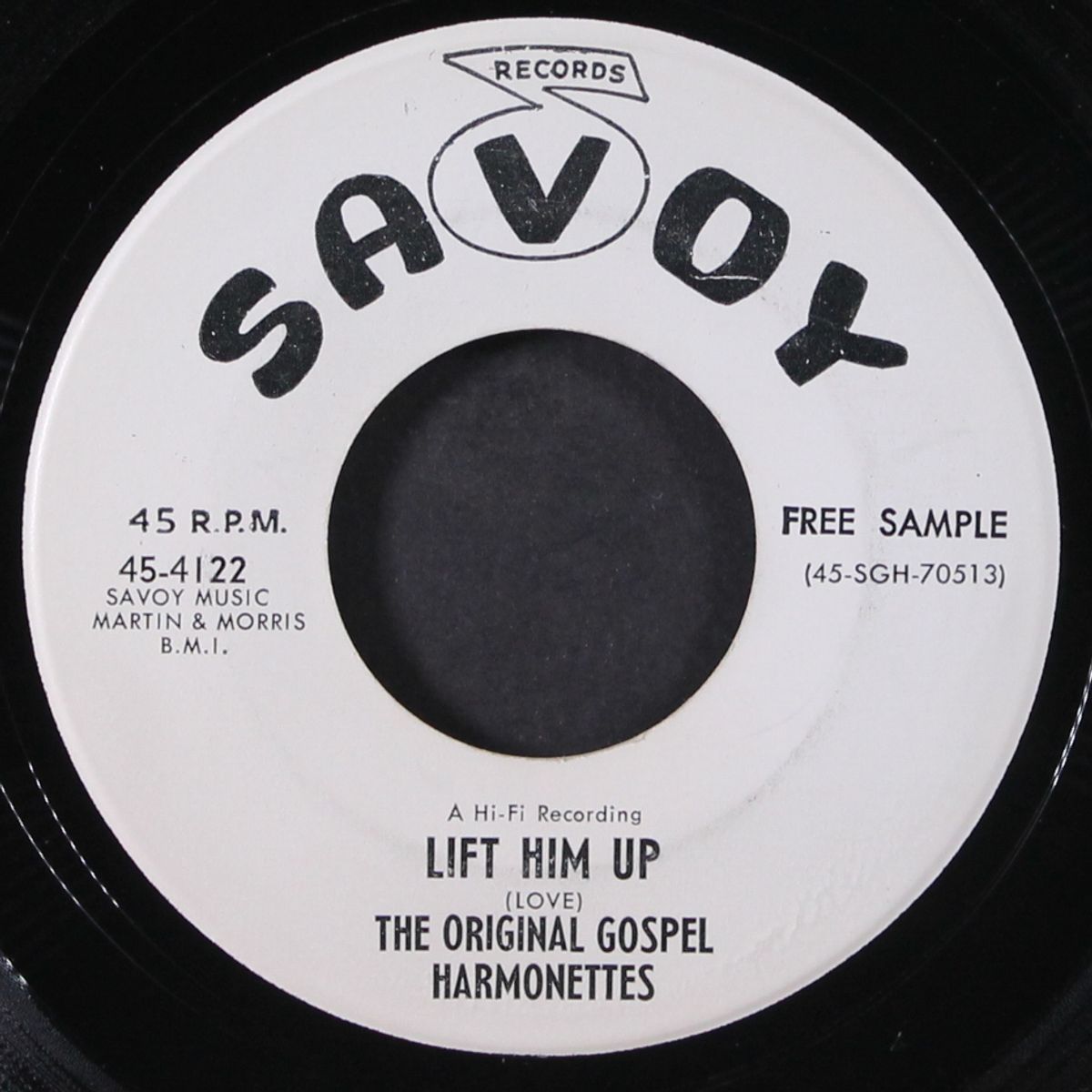 lift him up by ORIGINAL GOSPEL HARMONETTES
