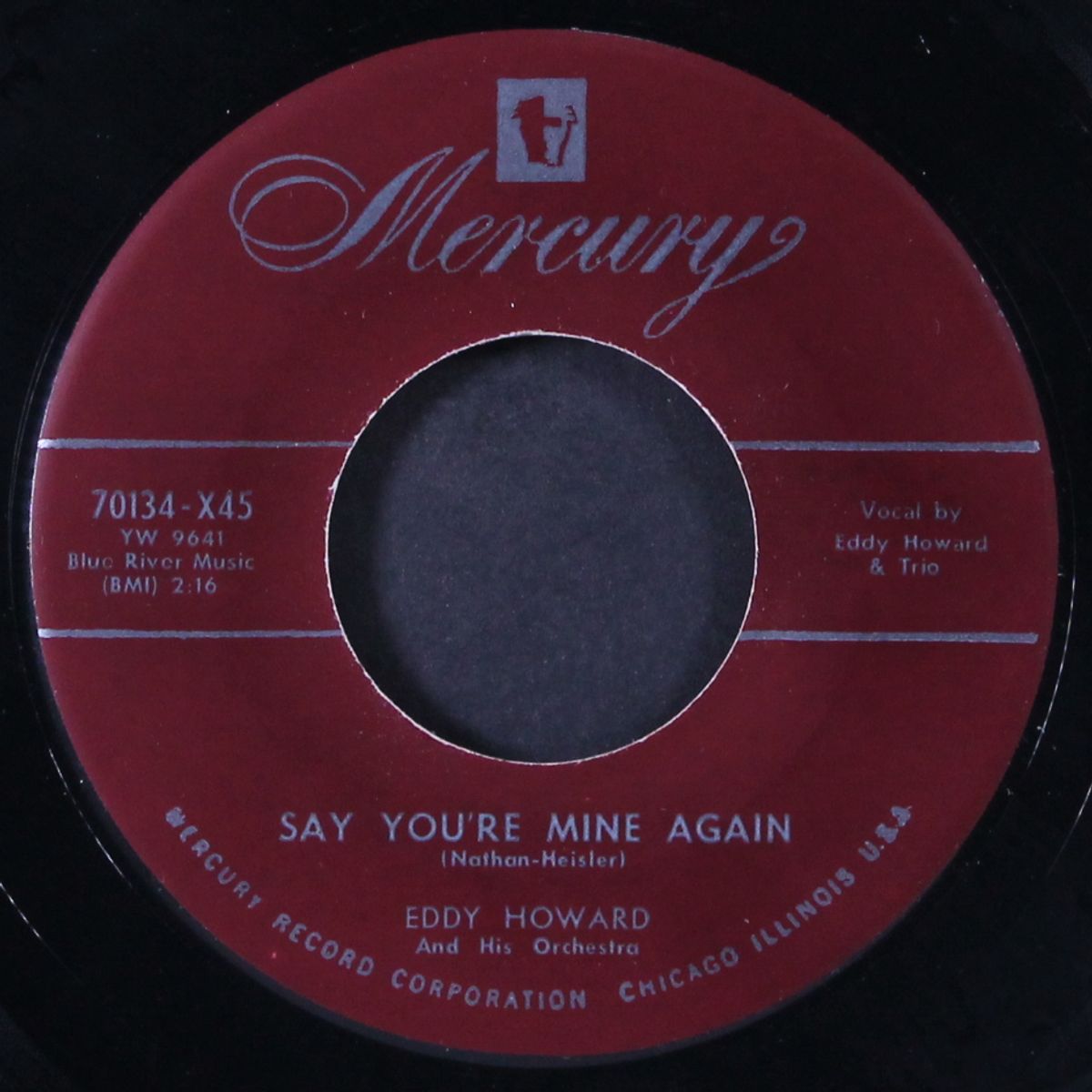 say you're mine again by EDDY HOWARD