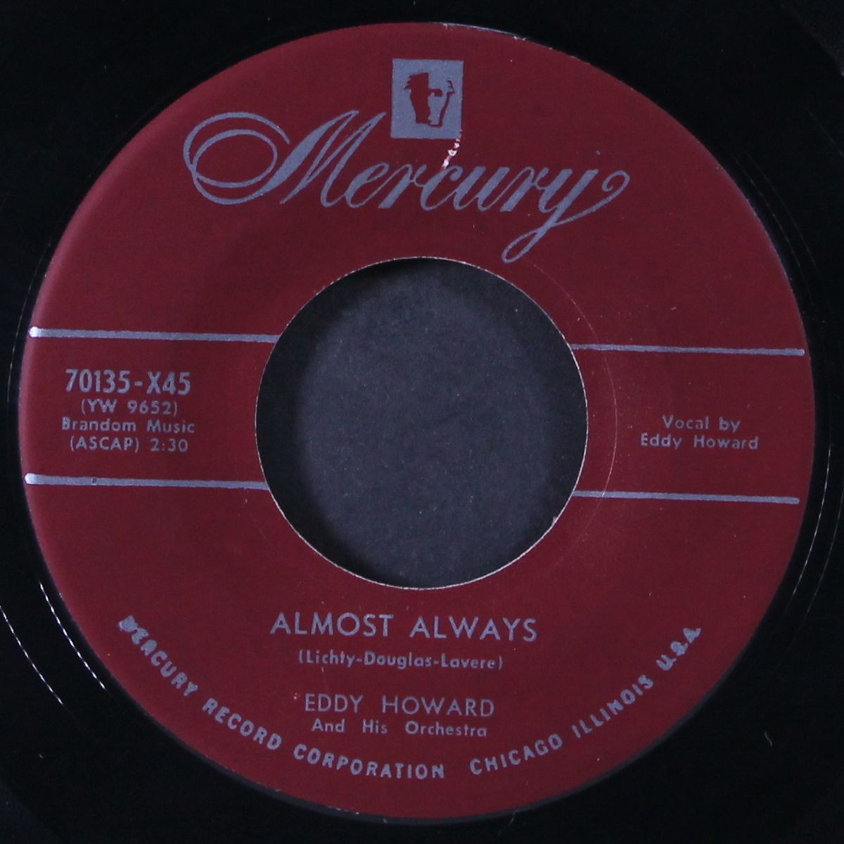 am i losing you by EDDY HOWARD