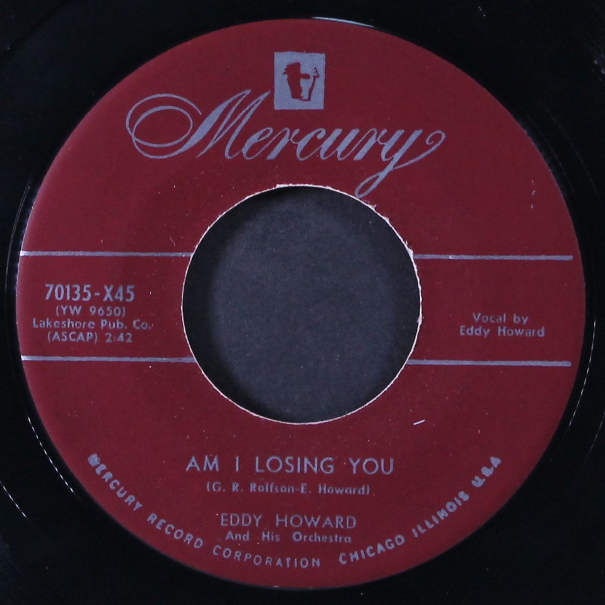 am i losing you by EDDY HOWARD