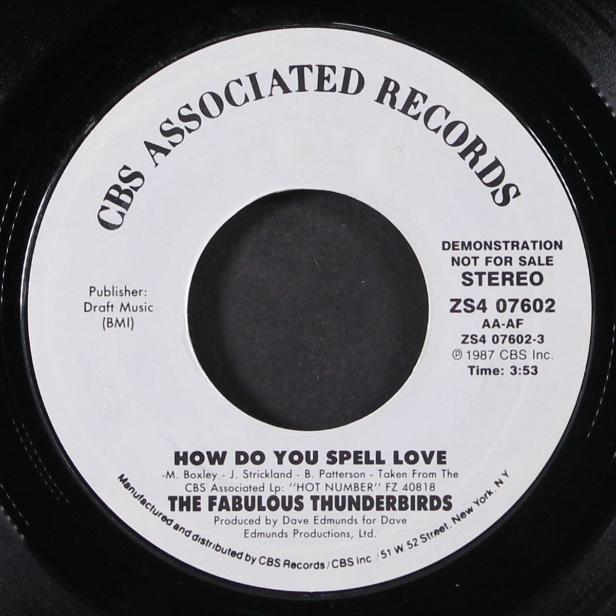 how do you spell love / same by FABULOUS THUNDERBIRDS