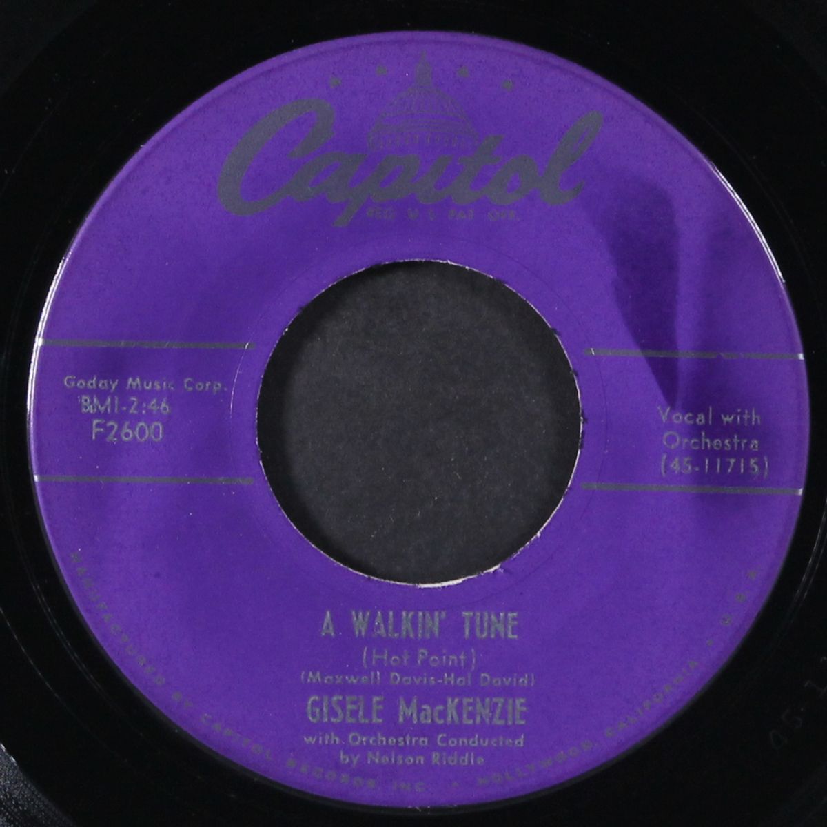 a walkin' tune by GISELE MACKENZIE