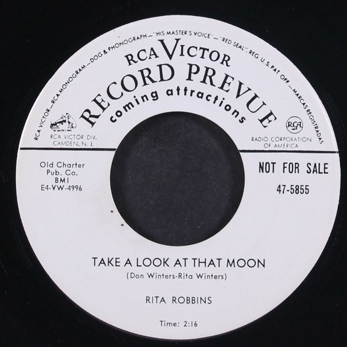 wither thou goest / take a look at that moon by RITA ROBBINS