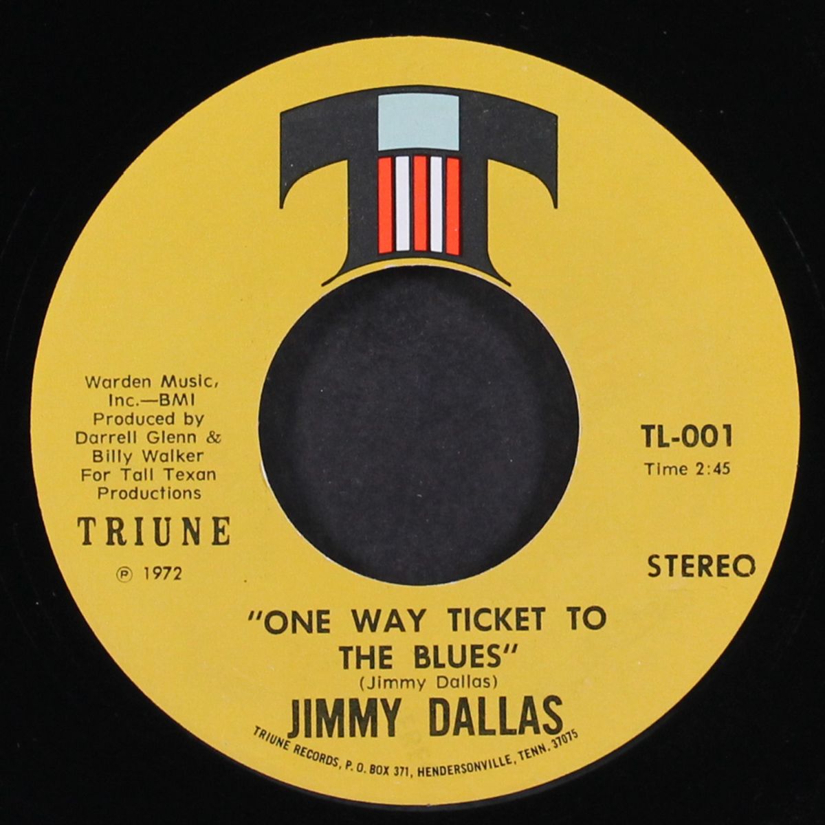 i'll be a better man / one way ticket to the blues by JIMMY DALLAS