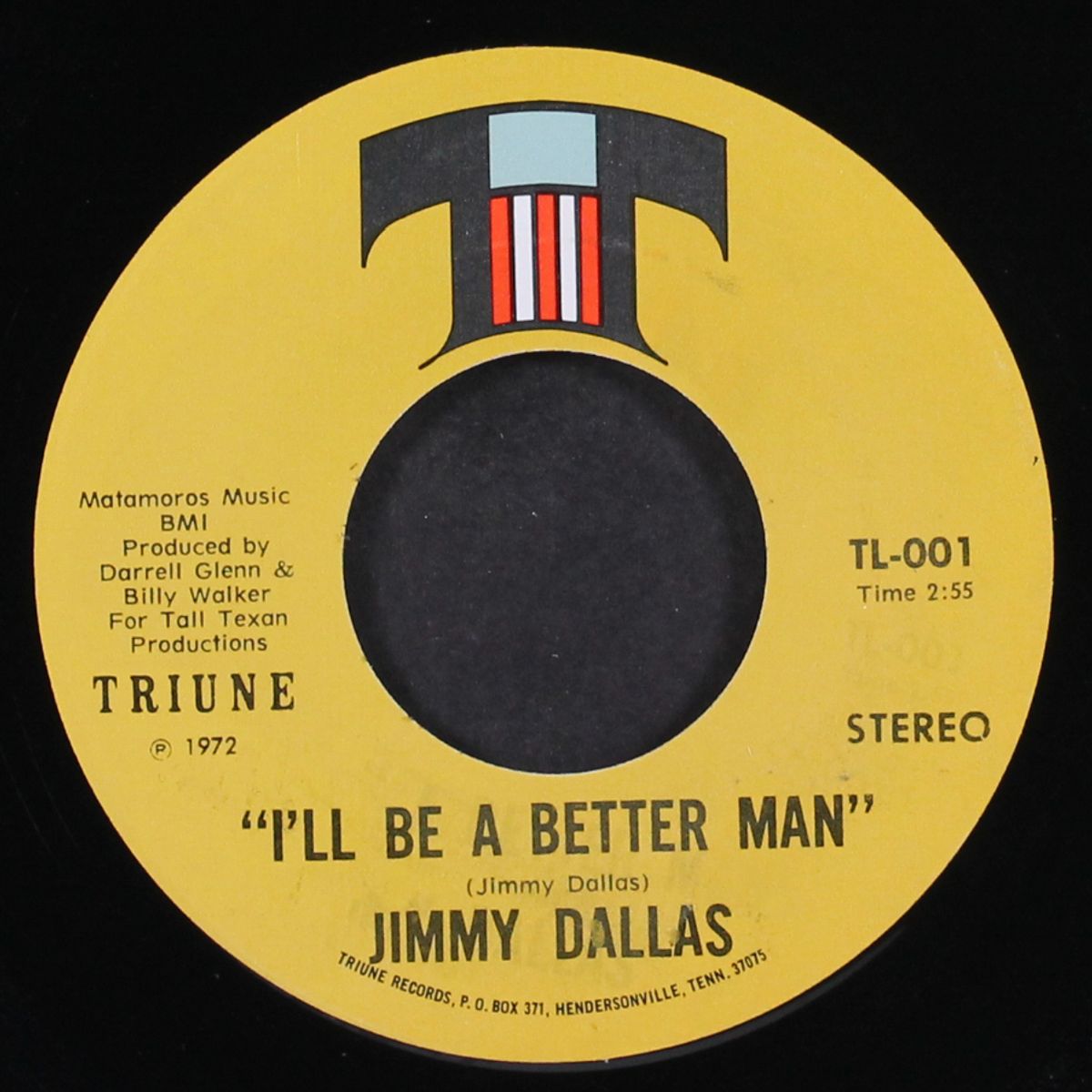 i'll be a better man / one way ticket to the blues by JIMMY DALLAS