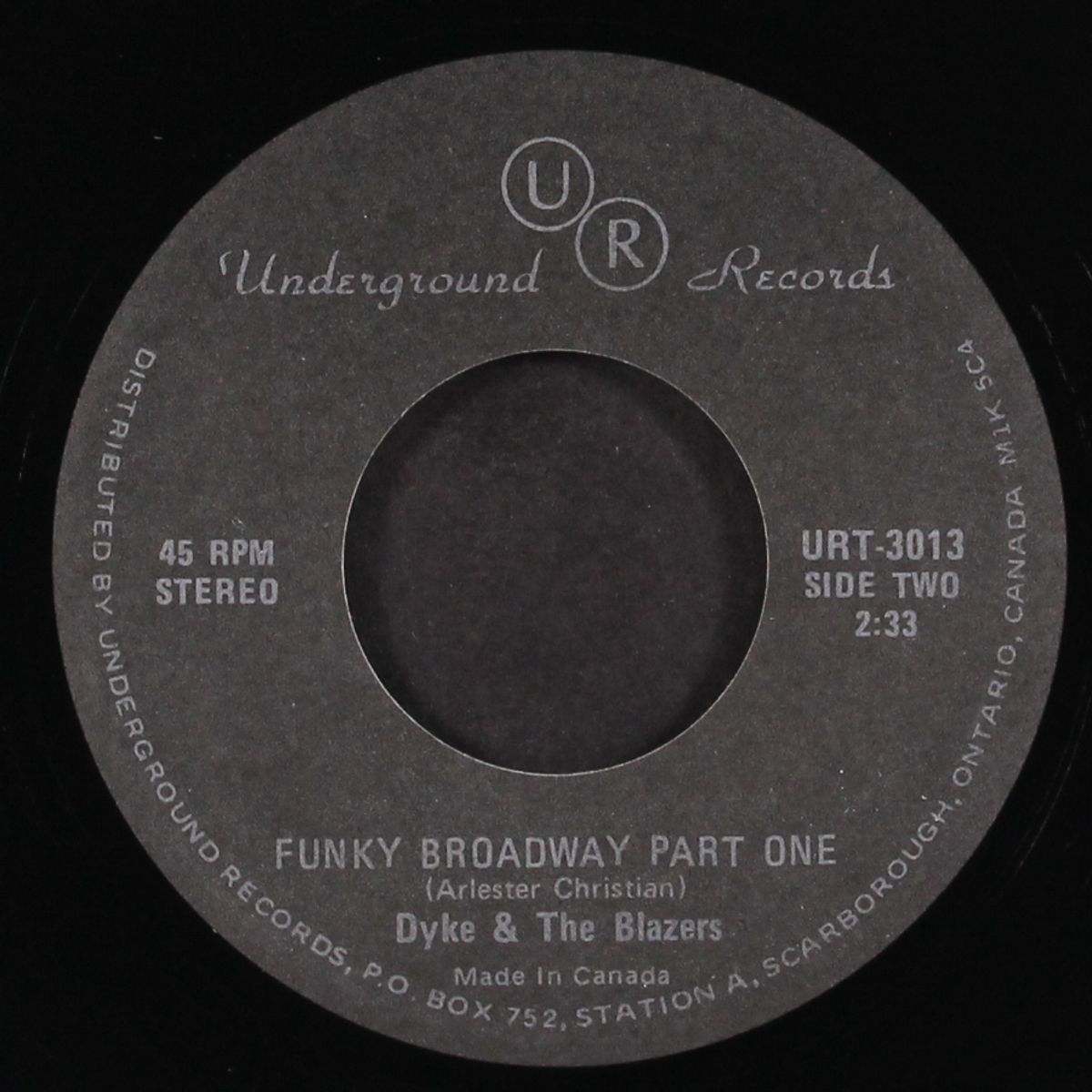 talk talk / funky broadway, pt. 1 by MUSIC MACHINE / DYKE & BLAZERS