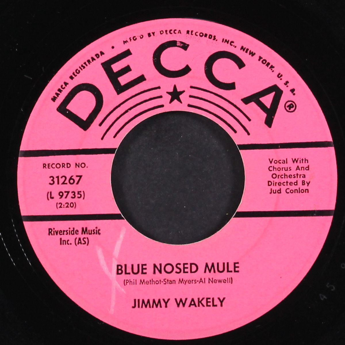 the midnight wind / blue nosed mule by JIMMY WAKELY