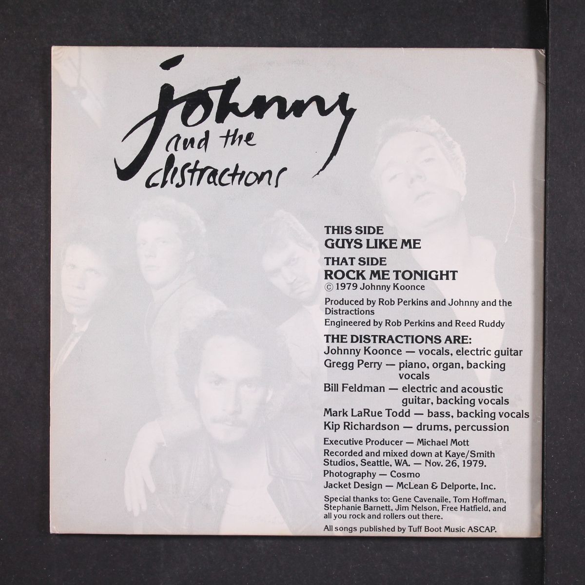 guys like me / rock me tonight by JOHNNY & DISTRACTIONS