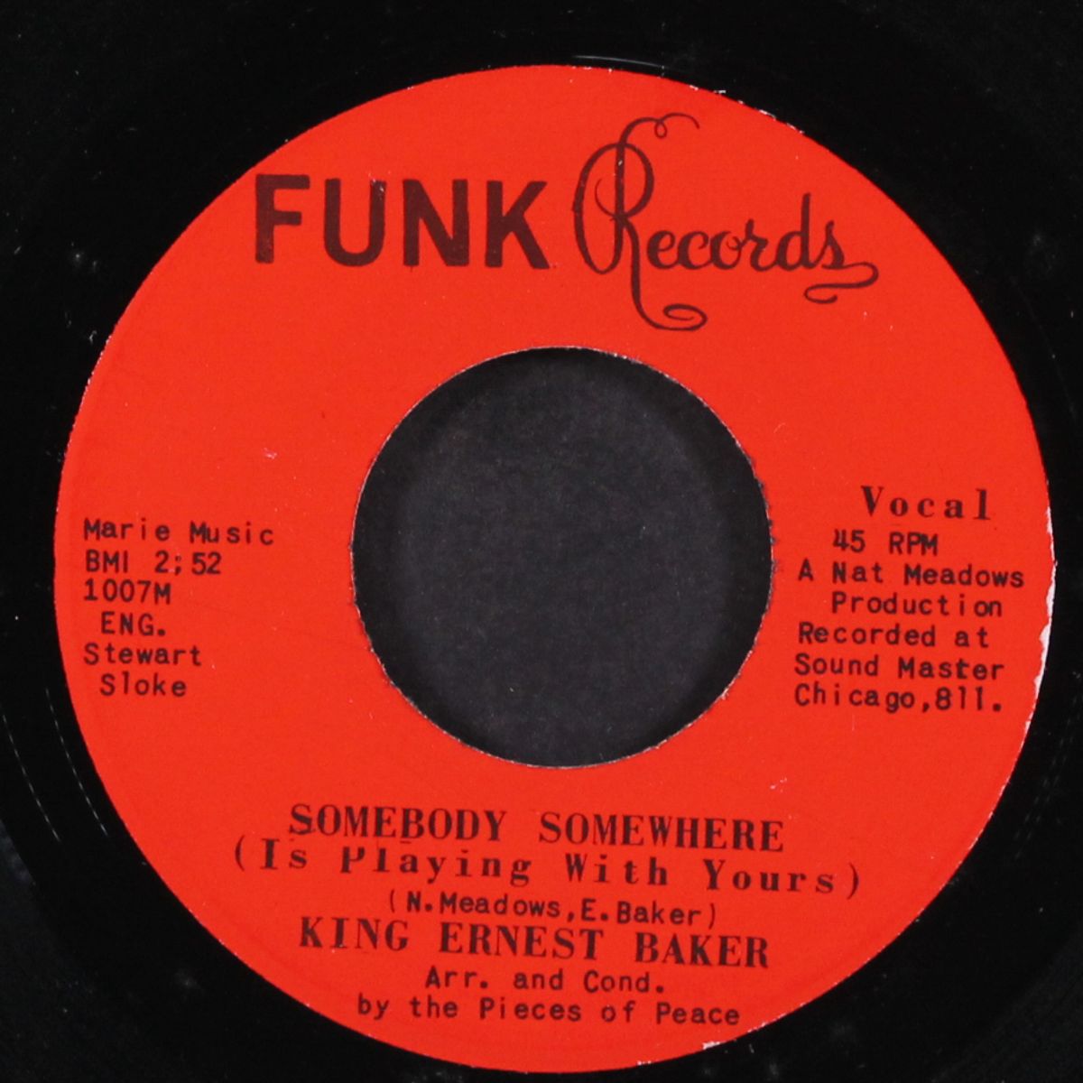 somebody somewhere by KING ERNEST BAKER