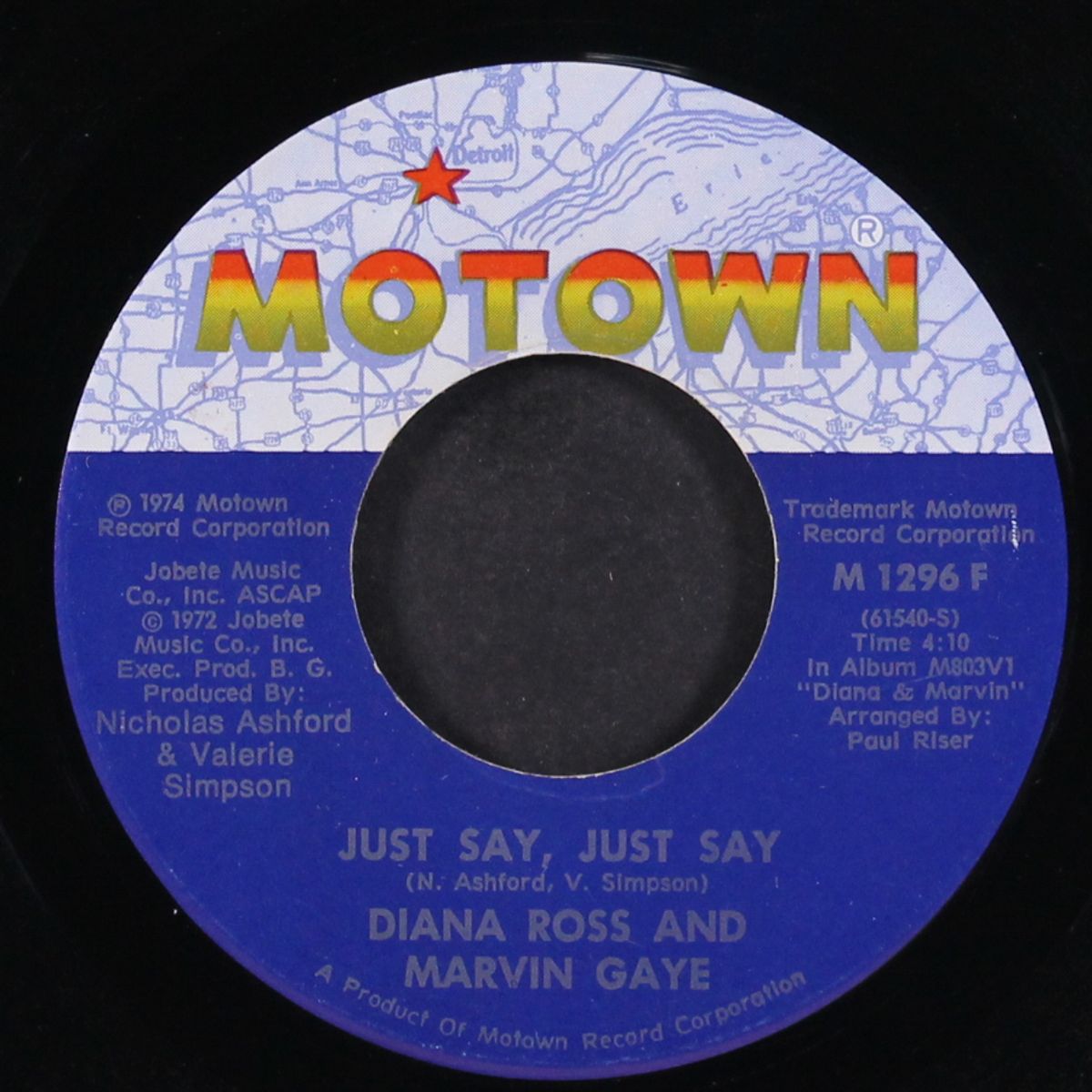 just say, just say / don't knock my love by DIANA ROSS & MARVIN GAYE