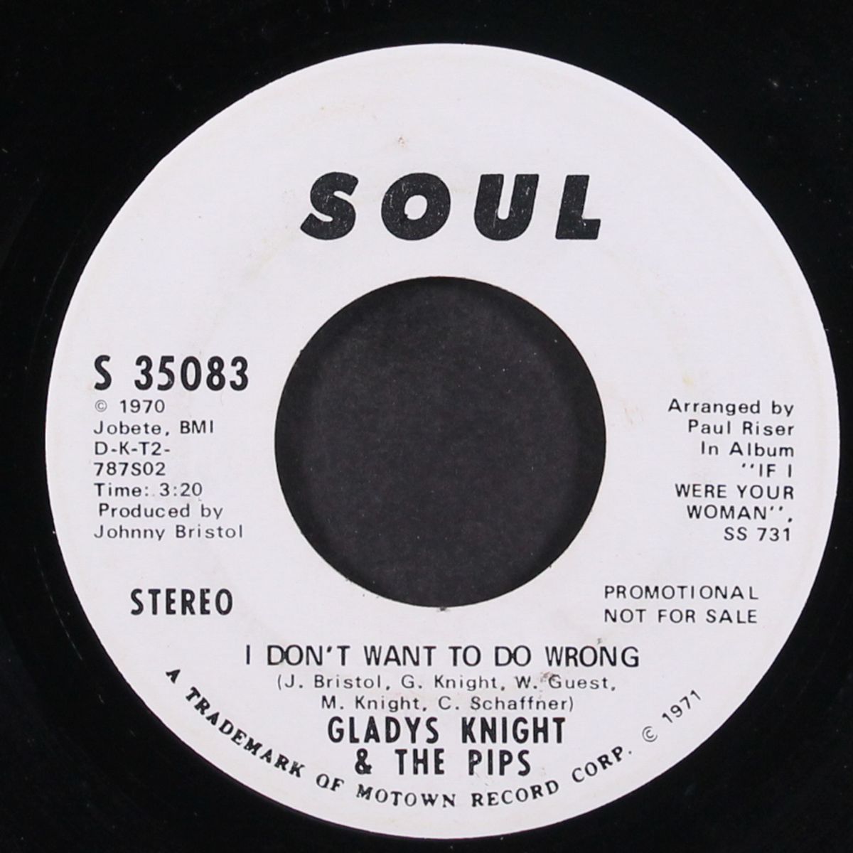 i don't want to do wrong / mono by GLADYS KNIGHT & PIPS