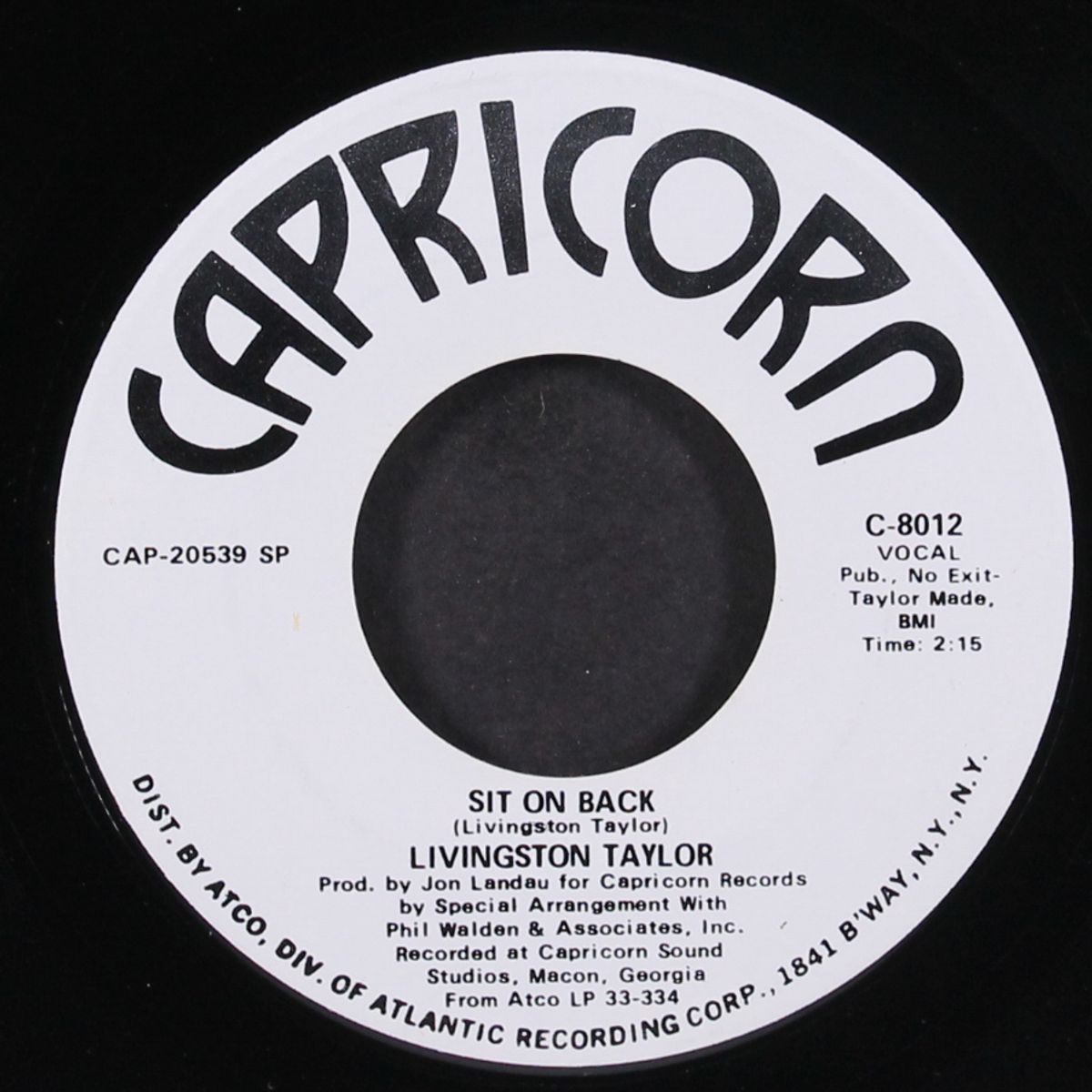 carolina day / sit on back by LIVINGSTON TAYLOR