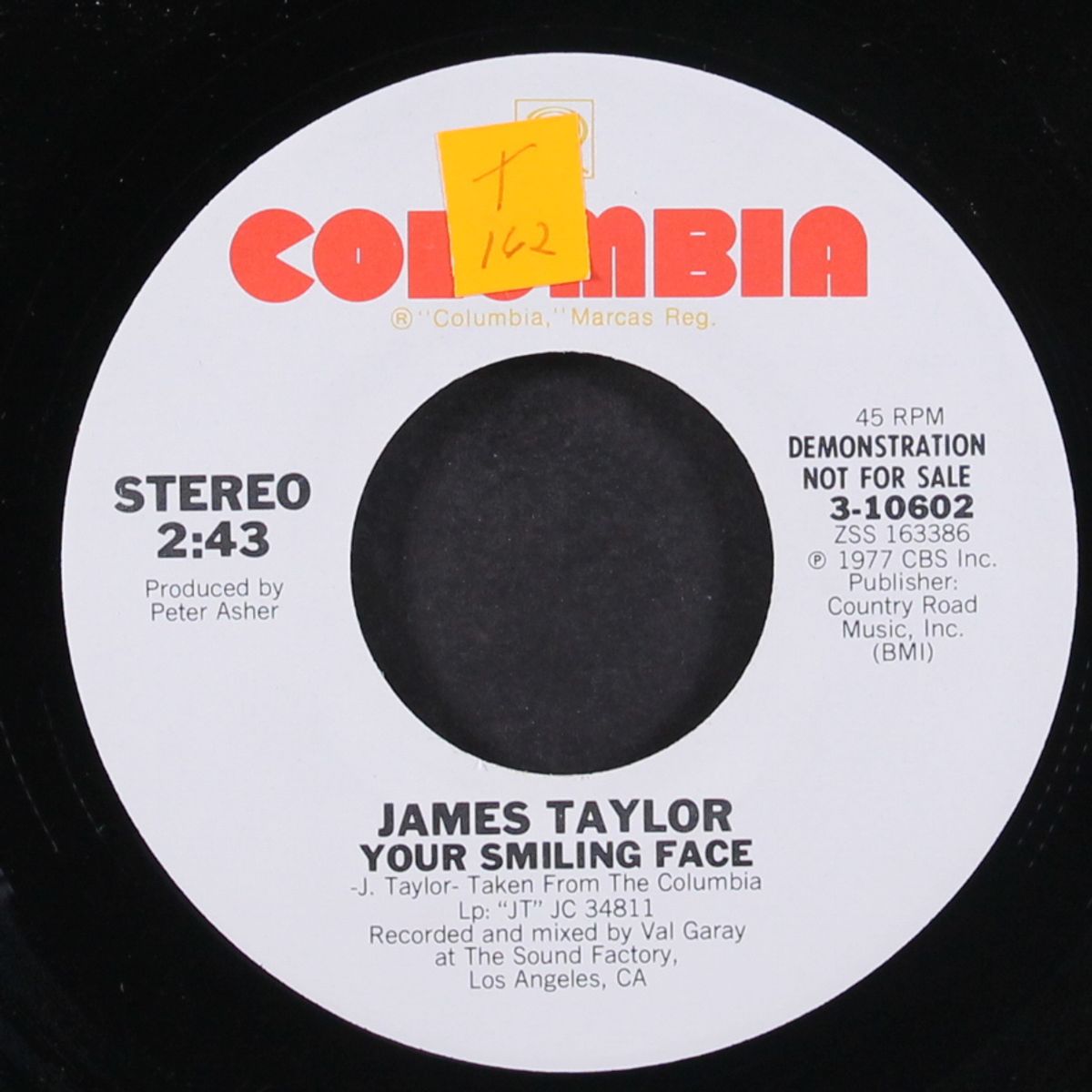 your smiling face / mono by JAMES TAYLOR