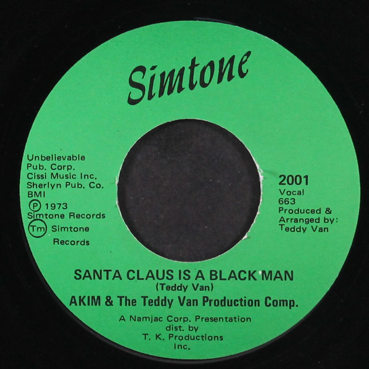 santa claus is a black man / a natural santa by AKIM