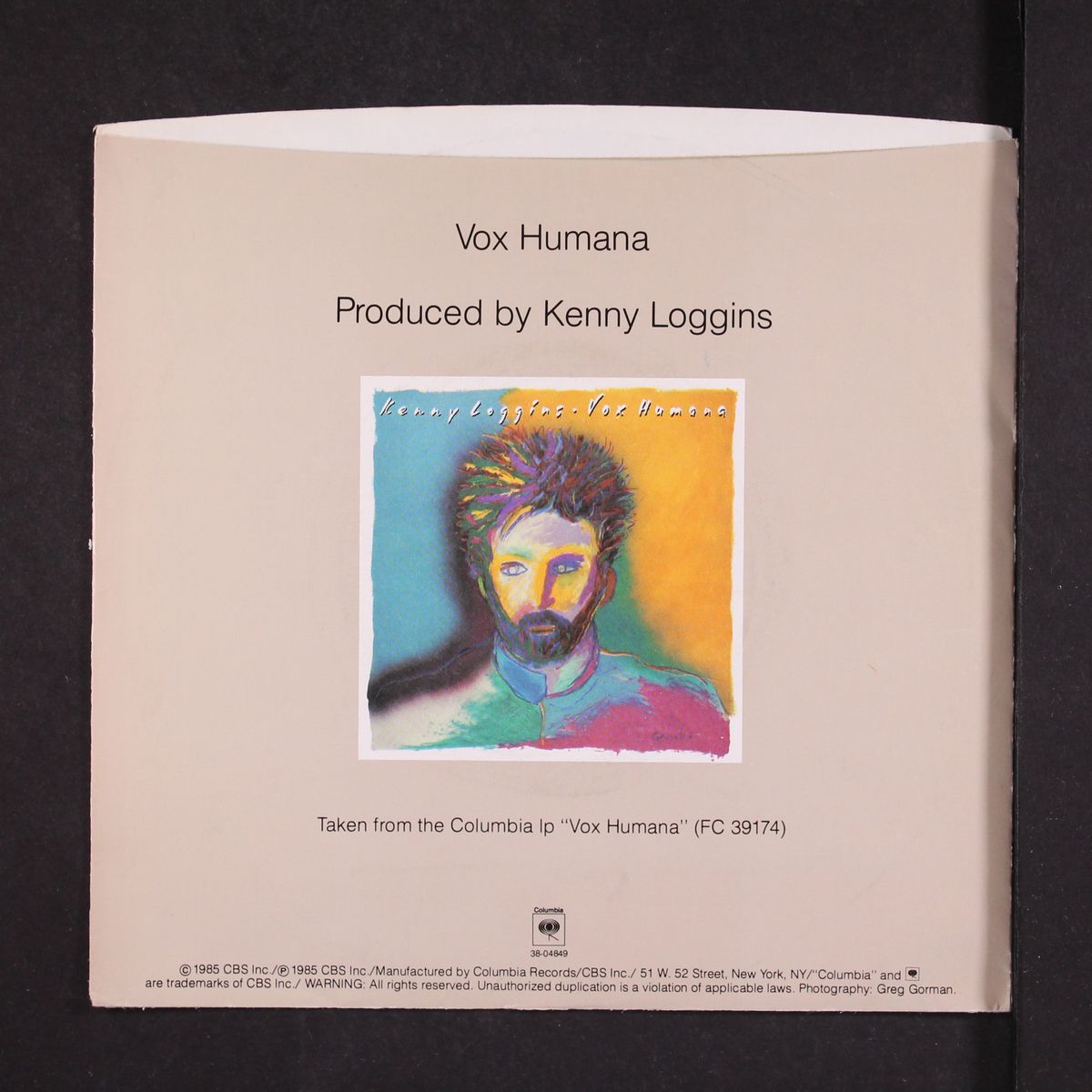vox humana / love will follow by KENNY LOGGINS