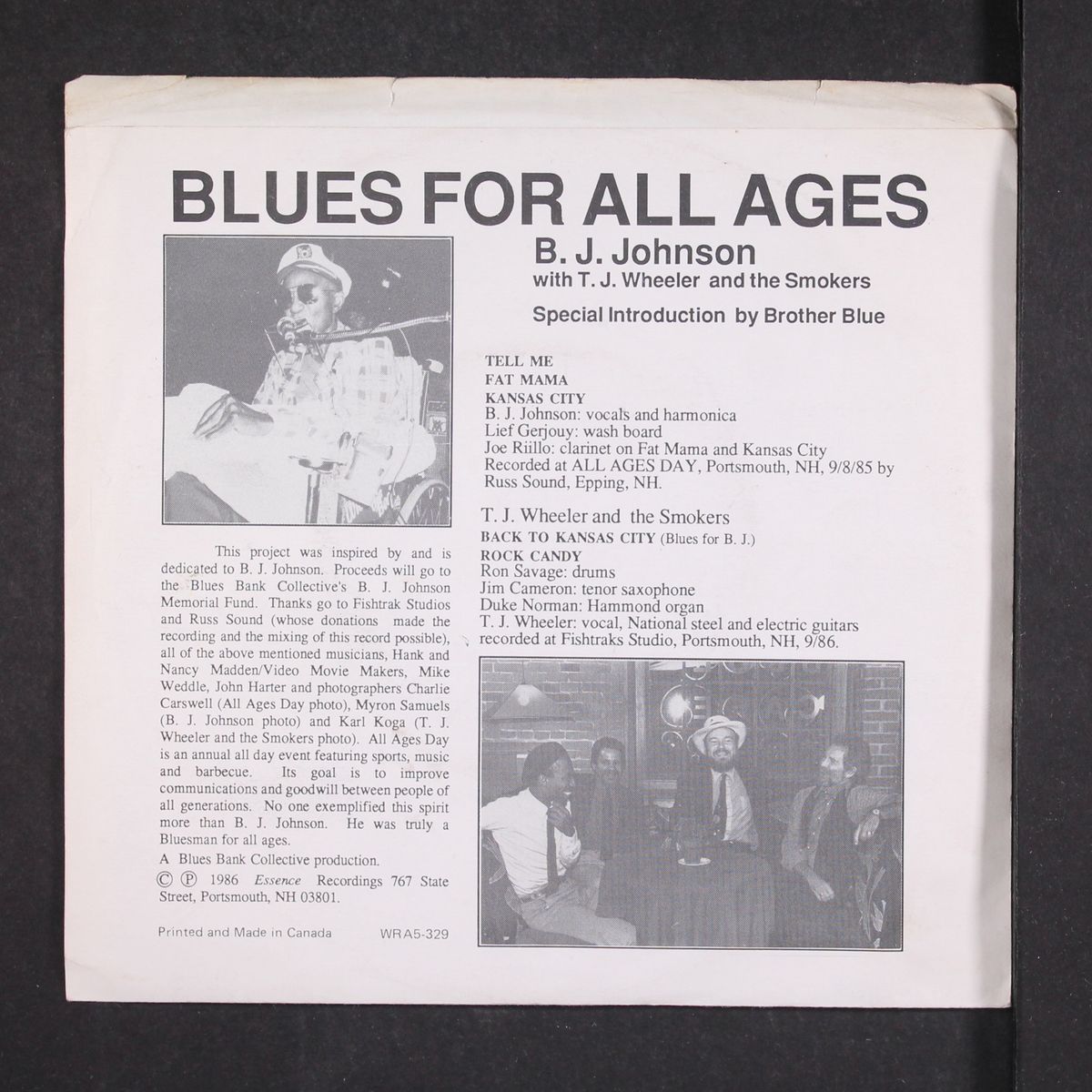 blues for all ages by B.J. JOHNSON