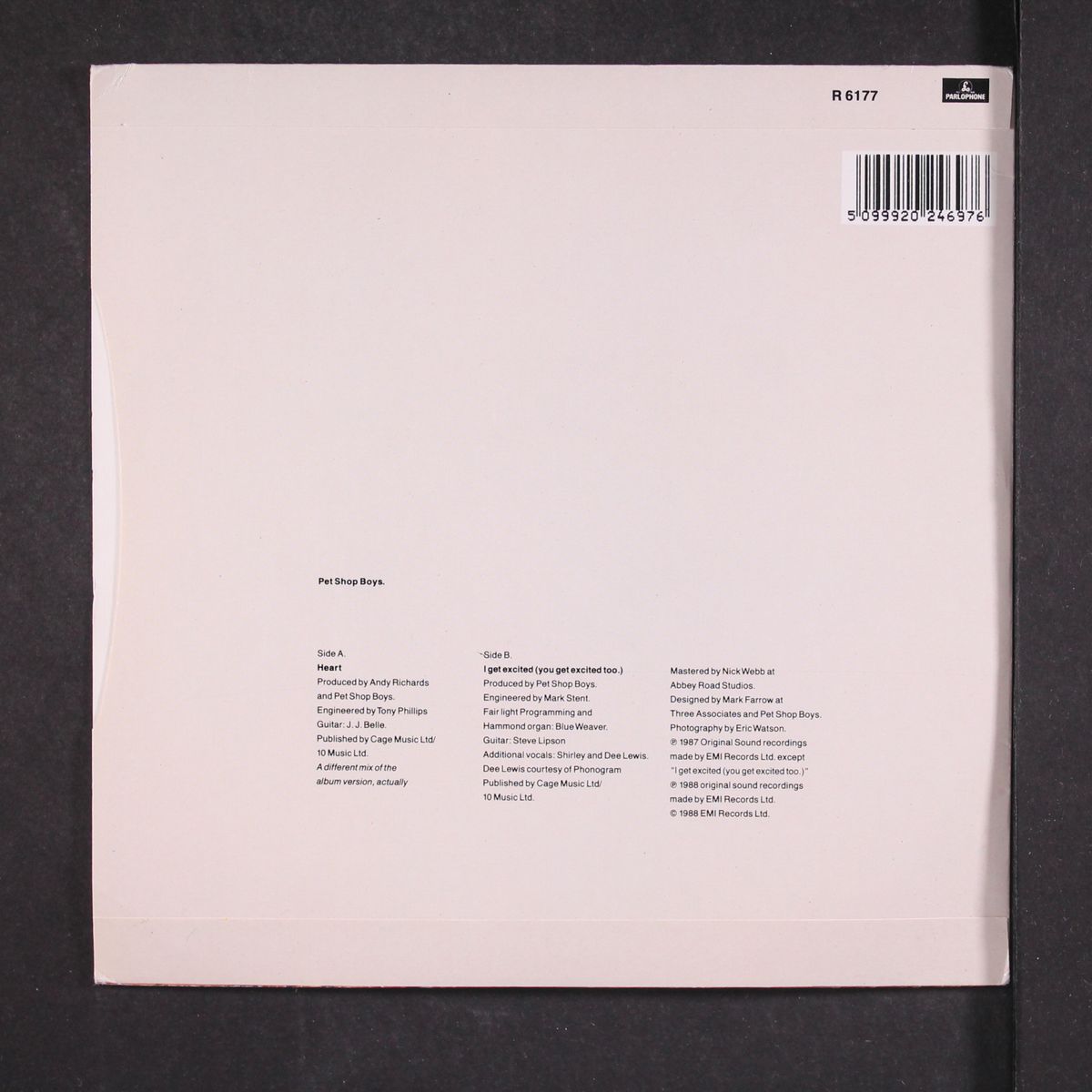 heart / i get excited by PET SHOP BOYS