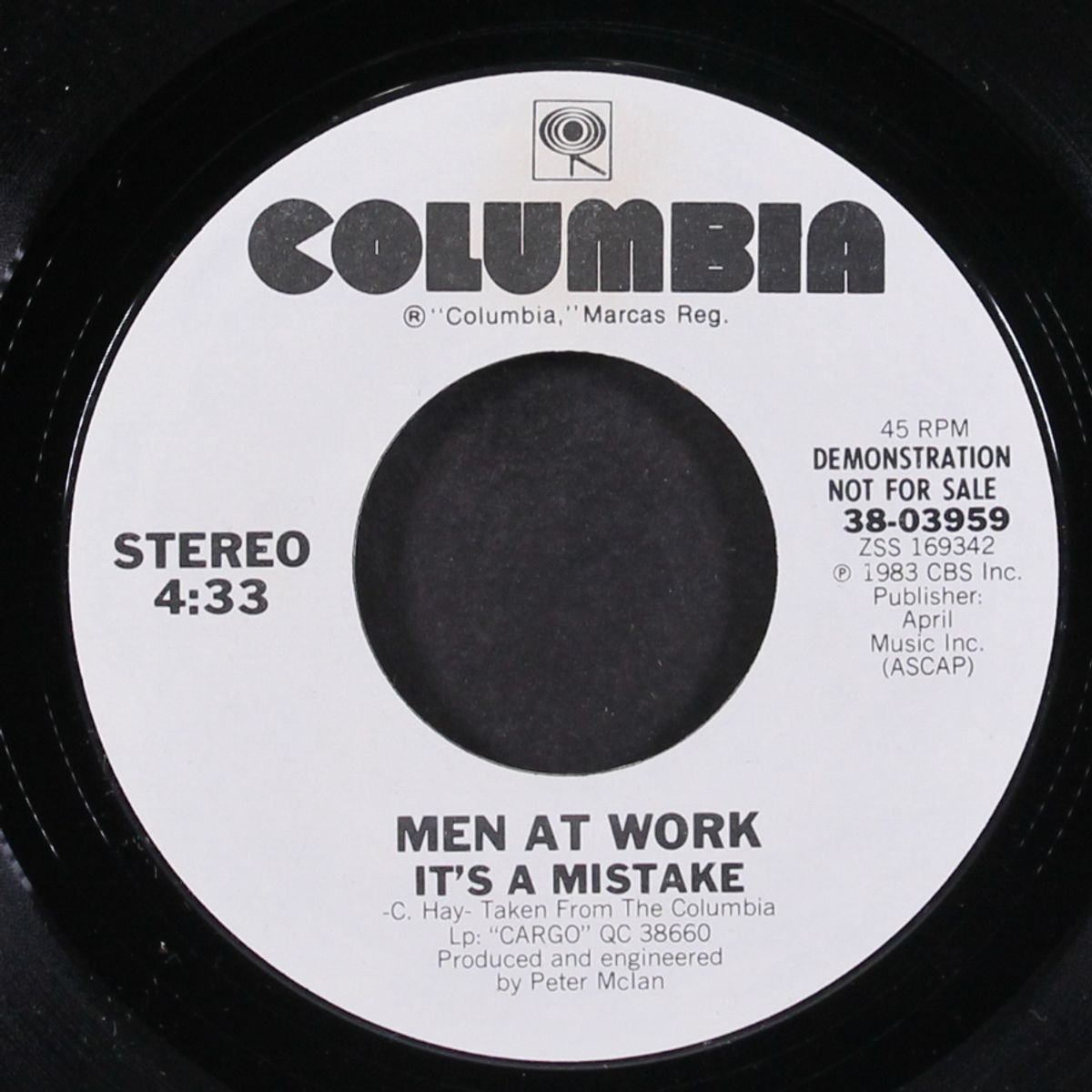 it's a mistake by MEN AT WORK