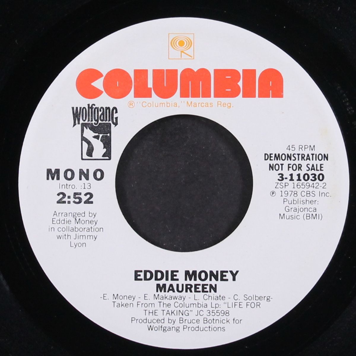 maureen by EDDIE MONEY