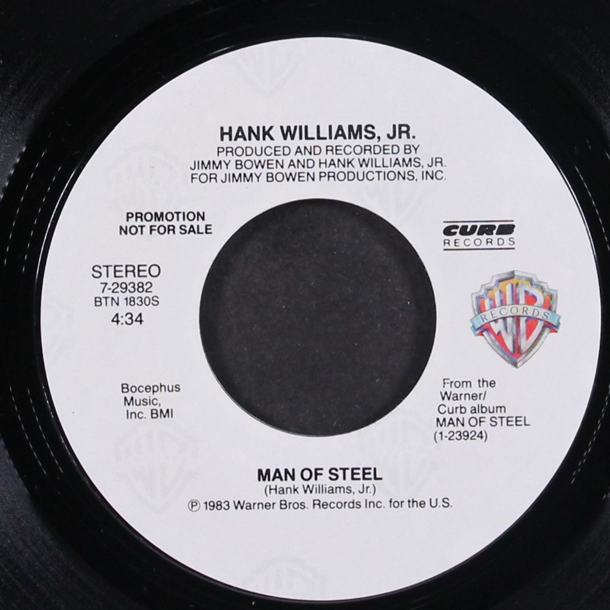man of steel / short by HANK WILLIAMS, JR.