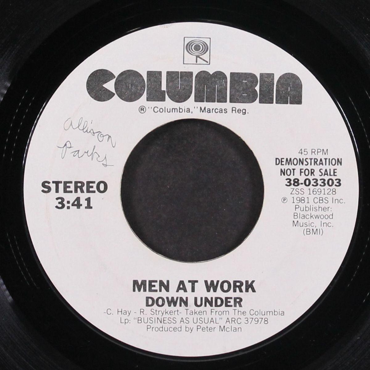 down under / same by MEN AT WORK