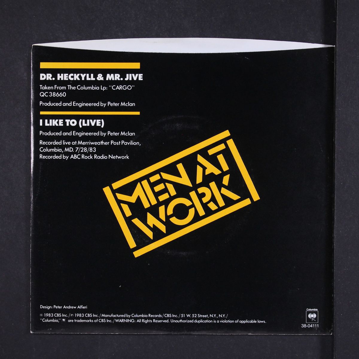 dr. heckyll & mr. jive by MEN AT WORK