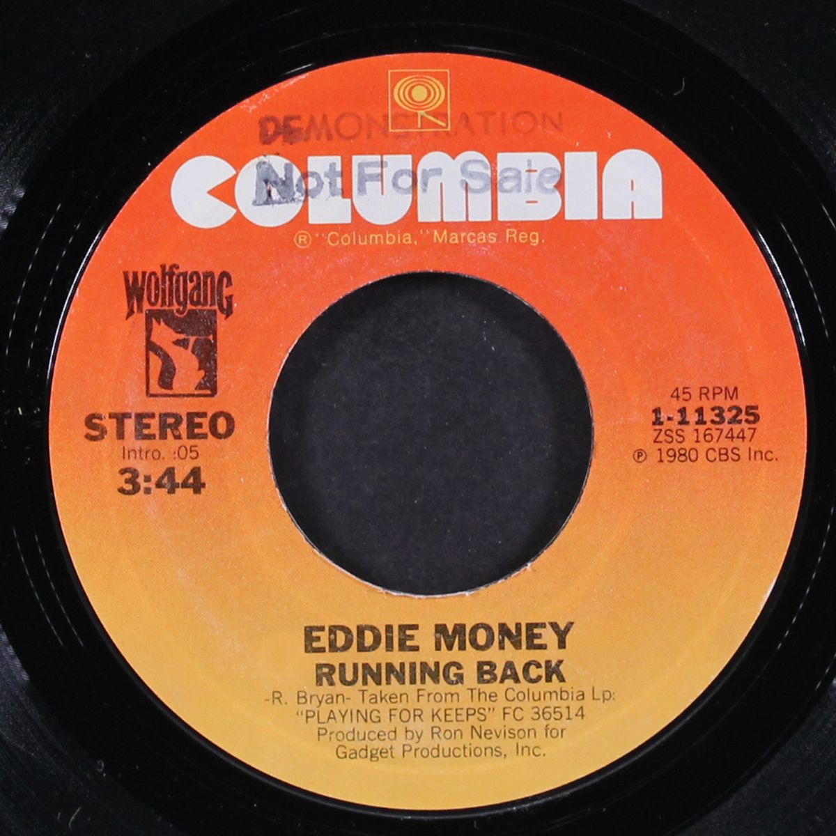 running back by EDDIE MONEY